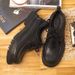 Workwear Shoes For Men, Outdoor Genuine Leather Retro Thick-Soled Large-Head Leather Shoes For Men, Versatile British Ca_vogvips.com