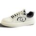 Top Layer Cowhide White Sneakers 2025 Summer New Thick Sole Breathable Casual Ultra-light Non-slip Youth Trendy Shoes_vogvips.com