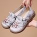 Women's Versatile New Spring Ethnic Style Embroidered Old Beijing Cloth Women's Hanfu Shoes, Mother's Casual Shoes_vogvips.com
