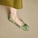 French Retro Square Toe Wrinkled Soft Sole Granny For Women Versatile Flat Single Shoes_vogvips.com