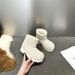Fashion style ugly cute and silly big head snow for women 2025 winter thick soled midsole with plush insulation_vogvips.com