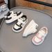 Boys' Casual Non-Slip Sneakers, 2026 Spring And Autumn New Children's Running Little Girls' White Shoes, Baby Shoes_vogvips.com