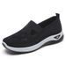 Summer Women's Singles Old Beijing Cloth Shallow Mouth Mesh Mom Shoes, Lightweight And Comfortable Casual Shoes_vogvips.com