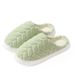 Women's Cotton Slippers 2025 New Autumn Winter Indoor Home Use Non-Slip Thick Sole Fleece Lined Couples Men_vogvips.com