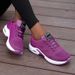 Women Platform Casual Sneakers Mesh Breathable Running Chunky Summer Sports Tenis 2024 Luxury Vulcanize Shoes_vogvips.com