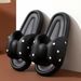 SHAJI Women's Bowknot Polka Dot Cloud Slides, Summer Anti-Slip Soft Comfort Casual Indoor Home Outdoor Beach Daily Wear_vogvips.com