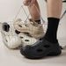 Unisex Shoes Ant Love Spring And Summer New Products Simple Fashion Trend Hollow Outerwear Couple Style Men And Women Hole Shoes Thick Sole_vogvips.com
