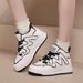 Autumn New Women's Versatile Medium High Top Sports Board Little White Student Casual Shoes_vogvips.com