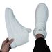 New Board Autumn/Winter Mid Top Korean Edition Sports Trendy Men's Casual Versatile White Shoes Men_vogvips.com