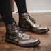 Euro Step Autumn High-top For Korean Style Mid-top Chinese Martin Boots British Brogue Carved Leather Shoes Men_vogvips.com
