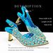Women’s Shoes women's shoe and bag set Hollow design Rhinestone embellished heel Heart shaped clutch For banquets and daily use_vogvips.com