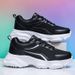 Large Size Flyknit Mesh Sports For Men, 2025 Spring/Summer New Lightweight Breathable Soft Sole Outdoor New Shoes_vogvips.com