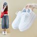 Little White Shoes Female Students Thick-soled Heightening Shoes Mesh Breathable Casual Shoes_vogvips.com