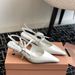 French Style Kitten Top Quality Heel High Heels For Women Summer Patent Leather Pointed One Strap Open Back Stiletto Closed Toe_vogvips.com