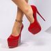 Women's Shoes New High Heeled Shoes For Women Color Stiletto Sexy Shoes Waterproof Platform Super High Heeled Nightclub Women's Shoes Trend_vogvips.com