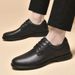 Regal Footwear 2025 New Business Versatile Trendy Formal Suit Leather Men's Lace-up Height-increasing Shoes_vogvips.com