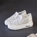 Rhinestone Flower Women's Mesh Hidden 7cm Height Increase Wedge Heels 2025 New Spring Summer Platform Casual Shoes_vogvips.com
