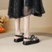 Chinese-style Printed Platform Sandals Women's Summer New Open-toed Small Fragrant Roman Outer Wear Beach Shoes, National Style Cool Slippers_vogvips.com