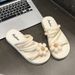 New Flower Slippers For Women Summer Indoor Non-Slip Foreign Trade Beach Shoes Sunflower Sandals Wholesale_vogvips.com