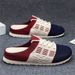 Men’s Lightweight Summer Sneakers Flyknit Mesh Upper PVC Injection Sole Slip-On Design Non-Slip Closed Toe Casual Footwear_vogvips.com