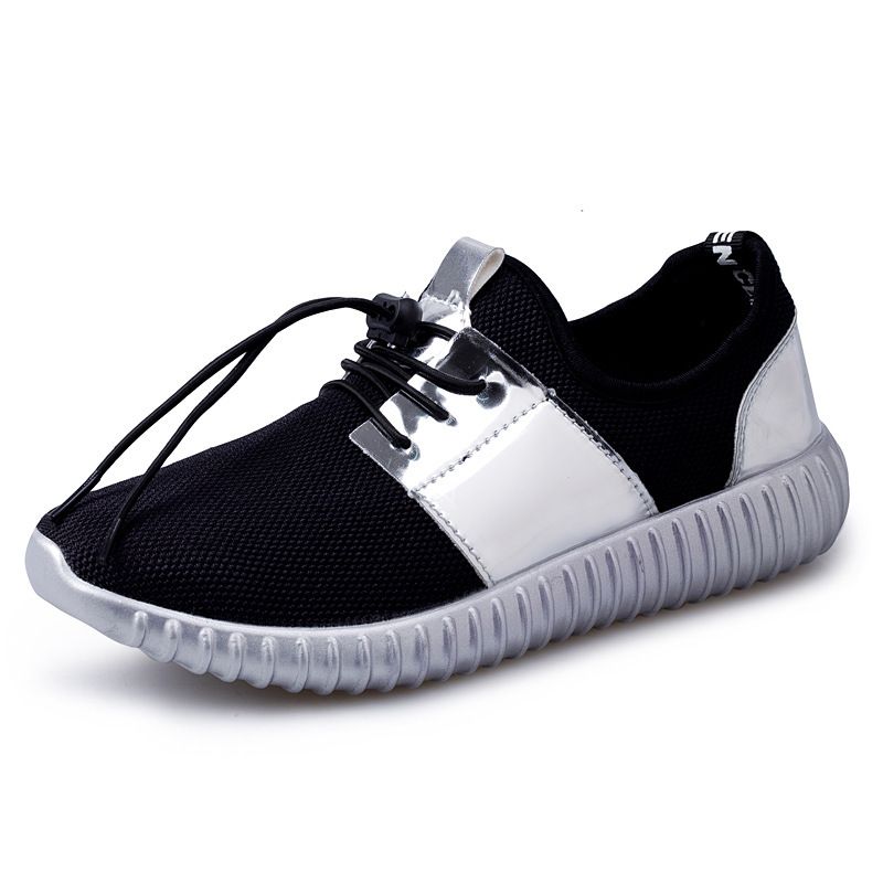 Spring/Summer Women's Versatile Breathable Casual Sports Mesh Couple Durable Sequin Hollow Tourism Shoes_vogvips.com