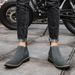Men's Fashion Chelsea Boots With Hidden Wedge – Slip-Resistant & Comfortable Mid-Calf Boots For Autumn & Winter (Black/Grey, Sizes 38-46)_vogvips.com