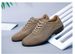 Men's Casual Shoes Mesh Lace-up Outdoor Casual Work Men's Shoes Round Head Shallow Mouth Work Shoes_vogvips.com