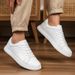 Men S Casual Sneakers Lightweight Non Slip Waterproof White Flat Women Sports Comfortable Shoes_vogvips.com