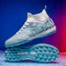 Soccer Shoes Soccer Cleats Football Boots New High-Top Football Shoes Artificial Turf AG With Long Spikes, Suitable Men, Women, Teenagers, Students Tr_vogvips.com