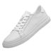 Invisible Inner Height Increase, Leather Little White Shoes, Flat Bottom Breathable Low-top Board Shoes Are Trendy_vogvips.com