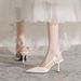 8369-5 Backless High For Women 2023 Summer New Style Closed-Toe Sandals With Thin Heels And Pointed Toe Patent Leather_vogvips.com
