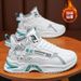 Winter Men's Breathable High-Top Shoes, Trendy Versatile Thick-Soled Fleece-Lined Warm Sneakers, Sports Dad Shoes_vogvips.com
