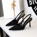 French Leopard Print High Heels Stiletto Pointed Hollow Single Shallow Mouth Comfortable Women S Shoes_vogvips.com