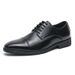 Cross-Border Plus Size Pointed Toe European And American Business Formal Leather Fashion Derby Wedding Men's Three-Toe_vogvips.com