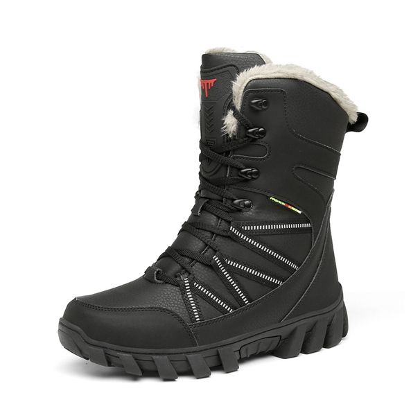 Women's Cotton Shoes, Warm Men's And Women's Snow Boots, Casual High Top Outdoor Hiking Shoes_vogvips.com
