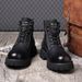 Classic Outdoor Mens Casual Leather High Top Boots Stylish Ankle Boots Autumn Warm Winter Shoes Hot Sale Lace Up Motocro_vogvips.com