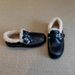 Genuine Leather Version ~ Fleece-Lined For Women, Winter New Retro Belt Buckle Furry Sho, Slip-On Warm_vogvips.com