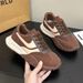 New Velvet Ins Korean Edition Forrest Gump For Women Autumn And Winter Trendy Student Running Sports Thick Soled_vogvips.com