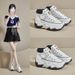 Mesh High-top Dad Shoes Breathable Student Sports Heightening Shoes Casual Shoes_vogvips.com