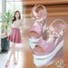 34-40 Size Summer 9cm Heel Height Open Toe Women Fashion Wedges Pearl Bling Sandals Peep-toe Easy Match Shoe_vogvips.com