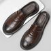 Japanese Soft Sole Business Genuine Leather Formal Men's Pointed Toe Lace-up Wedding Three-joint Oxford Shoes British_vogvips.com