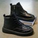 Autumn Men's High-Top Business Casual British Soft Leather Fleece-Lined Shoes, Thick-Soled Warm Short Boots, Martin Boot_vogvips.com