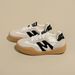 Women's Versatile German Training Shoes That Make Feet Look Smaller, 2026 Spring New Model, Snow Velvet Color-blocking_vogvips.com