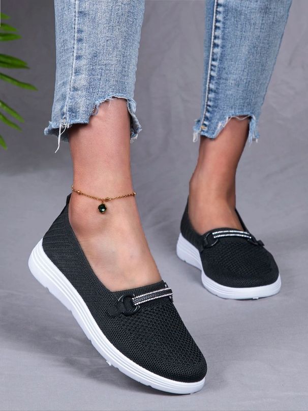 Spring New Women's Fashionable, Breathable, Lightweight, Non-slip, Wear-resistant, Casual Sports Shoes, Flat Shoes_vogvips.com