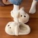 Internet Celebrity Cute Puppy Furry For Women, Outdoor Wear, 2025 Autumn Winter New Thick Sole Warm Closed-Toe Cotton_vogvips.com