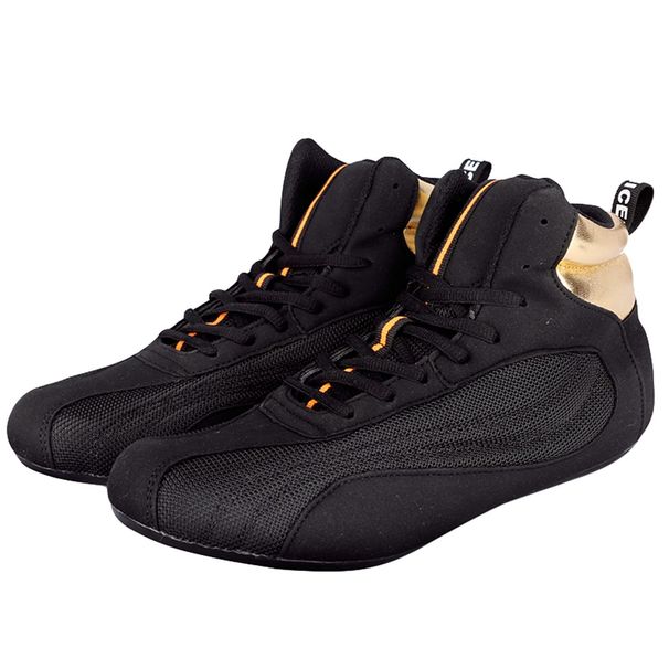 Boxing Shoes For Women, Lace Up Squat Shoes Casual Wrestling Shoes Sparring Boxers Trainer Breathable Boxing Boots_vogvips.com