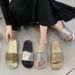 Fashion Slippers For Women, European And American Hot-Selling New Style, Rhinestone Colorful Women's Slippers, Thick Sole, Comfortable, Versatile Beach Sandals For Outdoor Wear_vogvips.com