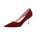 Wedding Bridal Shoes, Red Stiletto Heels, 2025 Autumn New Model, Comfortable The Feet, Suitable For Chinese Traditional_vogvips.com