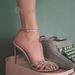 Rhinestone-embellished 2026 Summer New Style Round-toe Hollow Stiletto Sandals, Feminine And Elegant Party Princess High_vogvips.com