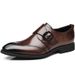 Euro Step Spring And Autumn New Large Size Formal Leather Men's Slip-On Loafers Fashion Trend Brogue Oxford Shoes_vogvips.com